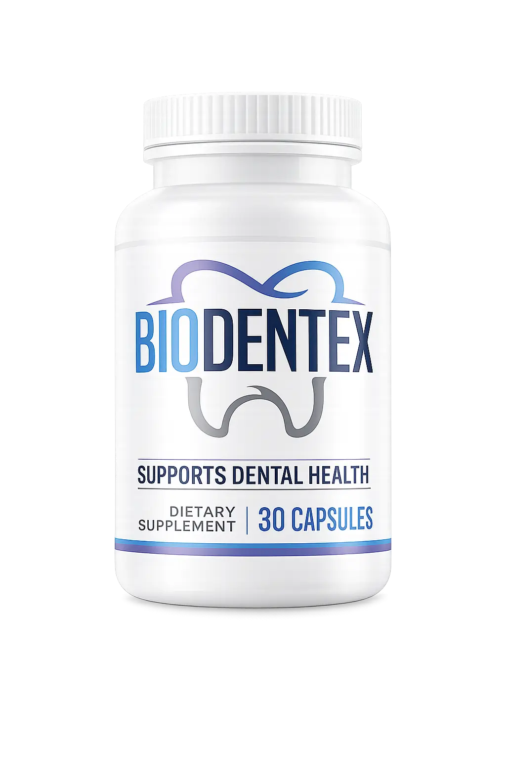 BioDentex dental supplement bottle displayed with overall rating and review headline